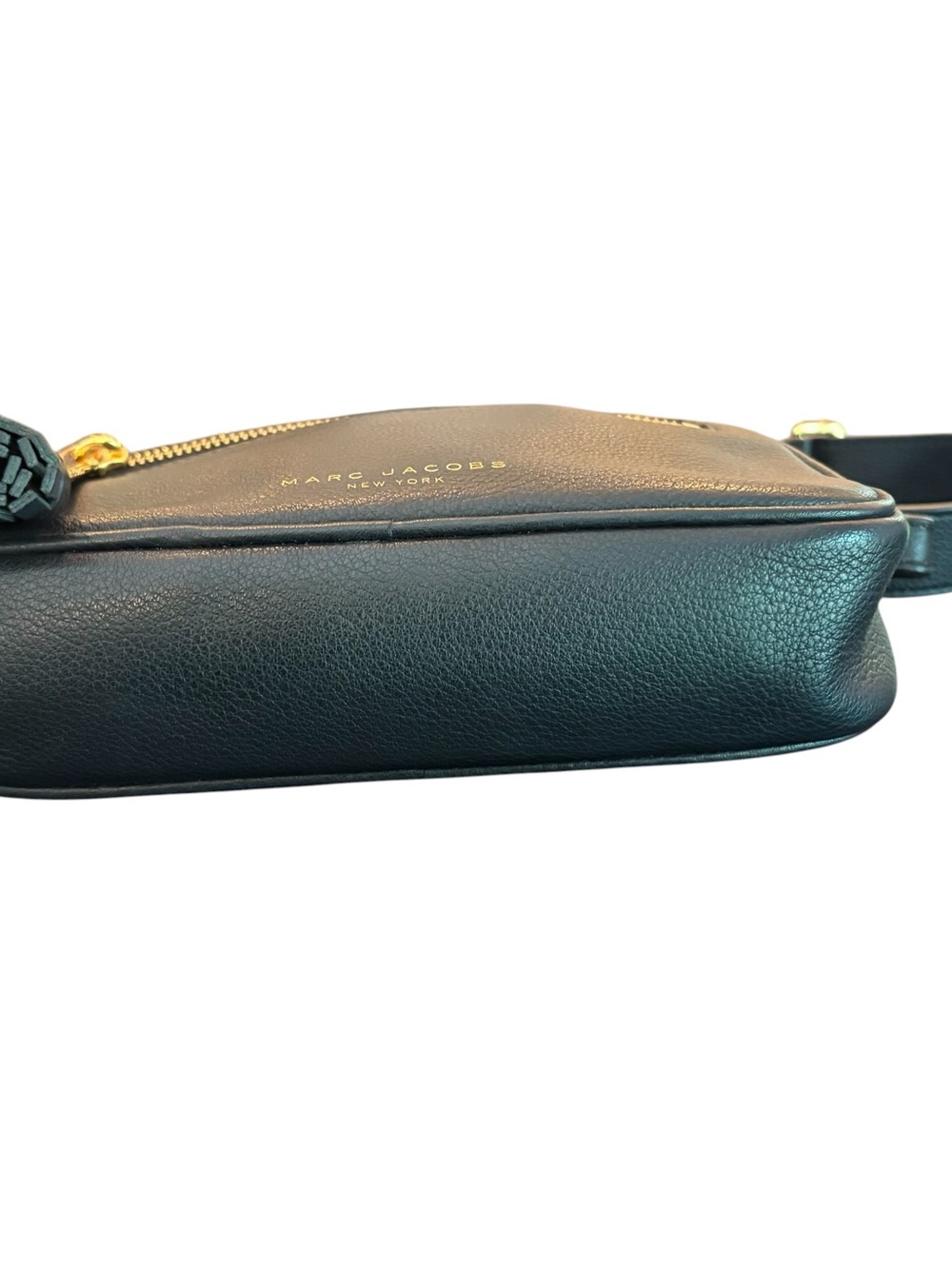 Marc Jacobs Black Leather Zoom Crossbody Bag Black - Picture 9 of 13